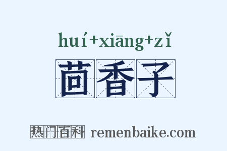 茴香子是什么意思的图片